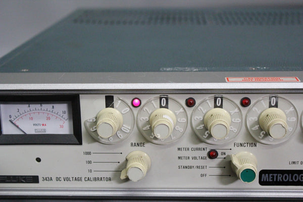 FLUKE 343A DC VOLTAGE CALIBRATOR