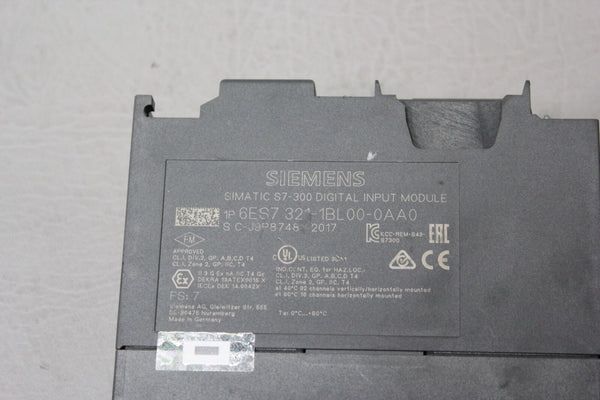 SIEMENS SIMATIC PLC MODULE 6ES7 321-1BL00-0AA0