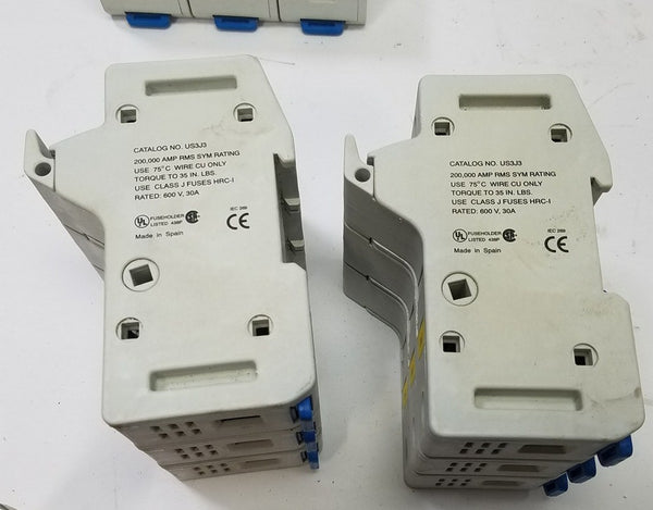 3 GOULD FUSE HOLDERS US3J3 ULTRASAFE 600V