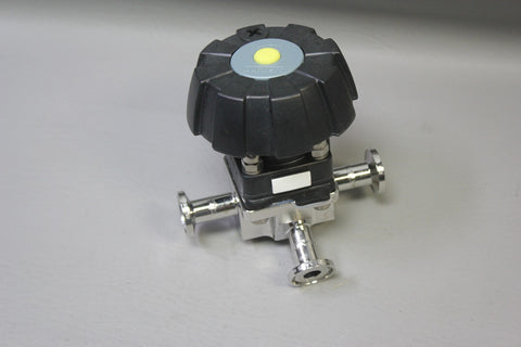 BURKERT 3 WAY SANITARY STAINLESS STEEL DIAPHRAGM VALVE 1/2" 316L 10bar 2034