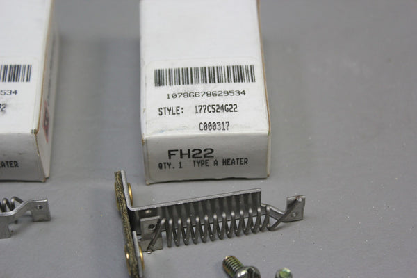 2 NEW CUTLER HAMMER THERMAL UNIT OVERLOAD HEATER HEAT COIL FH22