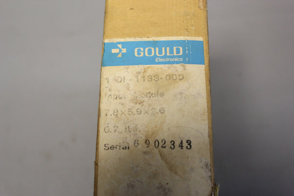 NEW GOULD PLC INPUT MODULE  DI-1133-000