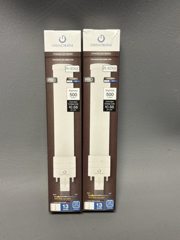 2- Green Creative Titanium LED Series  Product: 57963 PLS-GX23-6W-3000K-HYB