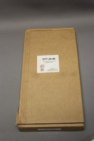 NEW DEUTSCH FIELD MAINTENANCE CRIMPER CRIMP TOOL DTT-20-00