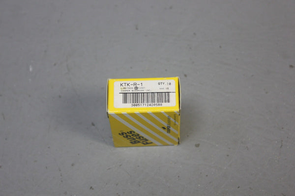 1 BOX OF 10 NEW BUSSMANN BUSS KTK-R-1 FUSES