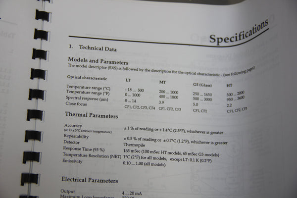 NEW RAYTEK THERMALERT INFRARED TEMPERATURE SENSOR/PYROMETER RAYSXSG5CF2OS