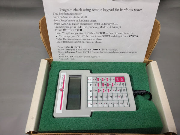 DR. SCHLEUNIGER 6D TABLET HARDNESS TESTER HANDHELD KEYPAD 