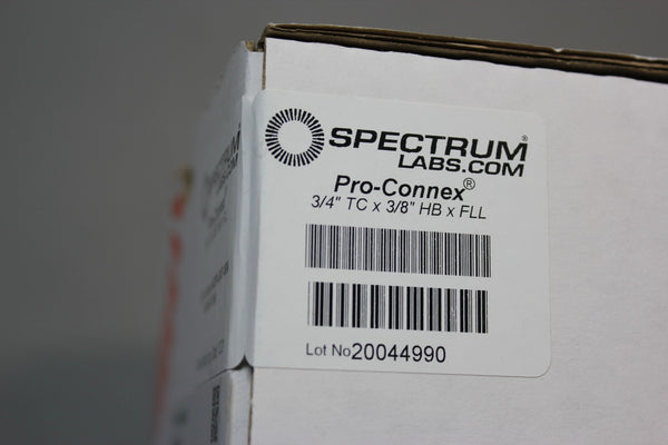 NEW BOX 6 SPECTRUM LABS PRO-CONNEX SANITARY FITTINGS ACPX-SM7-06N KrossFlo TFF