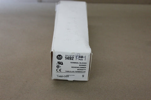 LOT OF 9 NEW ALLEN BRADLEY TERMINAL BLOCKS 1492-CE6 B