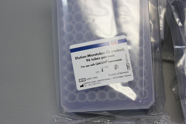 QIAGEN ELUTION MICROTUBES CL (RACKED) 1027648 96 TUBES PER/RACK QTY 9