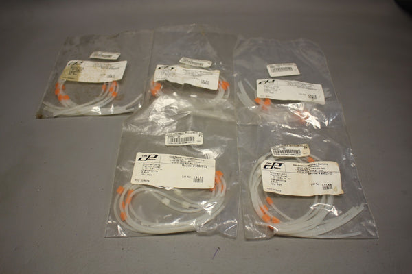 5 NEW COLE PARMER 6 PACK PLATINUM CURED SILICONE TUBING I.D. 0.64MM 95603-22