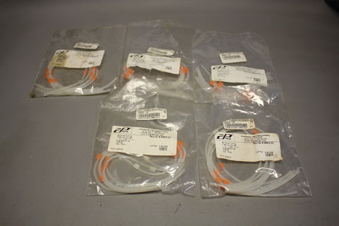 5 NEW COLE PARMER 6 PACK PLATINUM CURED SILICONE TUBING I.D. 0.64MM 95603-22