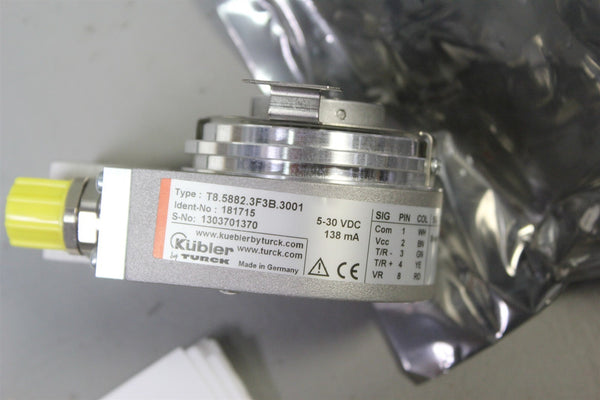 NEW TURK KUBLER 5882 SERIES ABSOLUTE MULTITURN ENCODER T8.5882.3F3B.3001