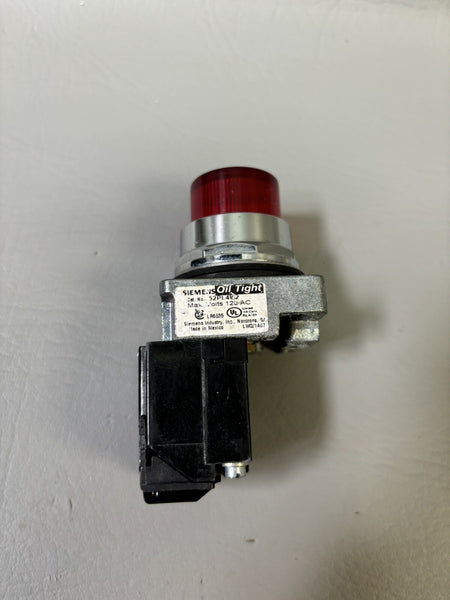 Unused SIEMENS 52PL4G2XB 30mm Red or Green Pilot 120vac LED