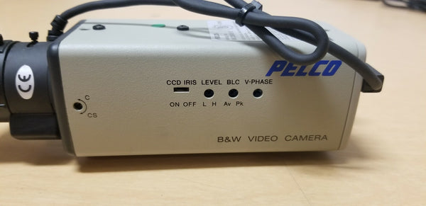 Pelco B&W CCD Security Camera With F1.4 3-8mm Lens MC3800-2