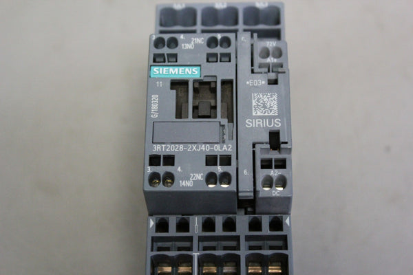 SIEMENS 3RT2028-2XJ40-0LA2 CONTACTOR