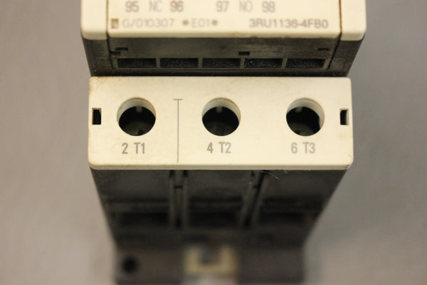 SIEMENS SIRIUS 3RU1136-4FB0 THERMAL OVERLOAD RELAY