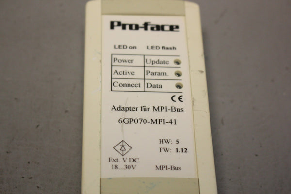 PROFACE HMI MPI-BUS ADAPTER 6GP070-MPI-41