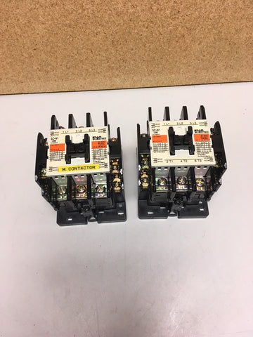  Lot of 2 Fuji Electric Contactors SC-N1 SC258AA Used
