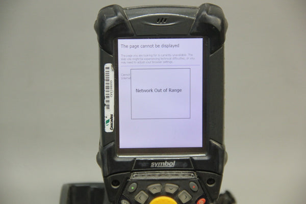 SYMBOL WIRELESS PORTABLE DATA TERMINAL BARCODE SCANNER WITH PS & DOCK MC92N0