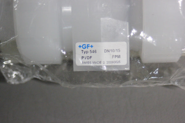 NEW +GF+ PVDF CORROSION RESISTANT BALL VALVE 175.546.412