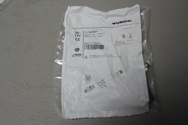 NEW TURCK FIELD WIREABLE CONNECTOR BS 5143-0 6901013