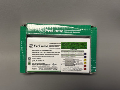 NEW Compact Fluorescent Electronic Ballast Kit HALCO PROLUME EP2CF18PS