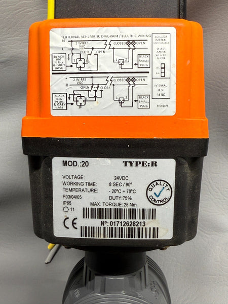 GEORG FISCHER  ELECTRICALLY ACTUATED BALL VALVE  150.104.227  TYPE 546   (B1)