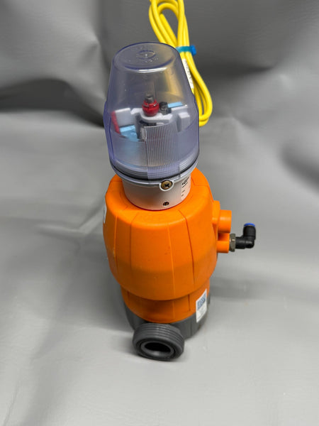 GEORG FISCHER  PNEUMATICALLY ACTUATED VALVE #2 WITH 199190305 POSITION INDICATOR