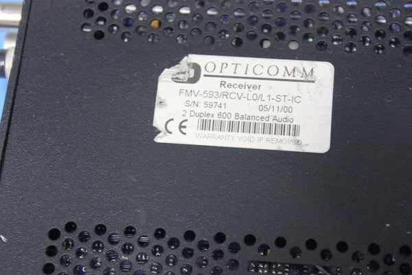 Opticomm FMV-593/RCV-L0/L1-ST-IC Receiver And Transmitter Modules