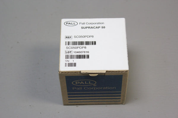 NEW PALL SUPRACAP 50 DEPTH FILTER CAPSULE SC050PDP8