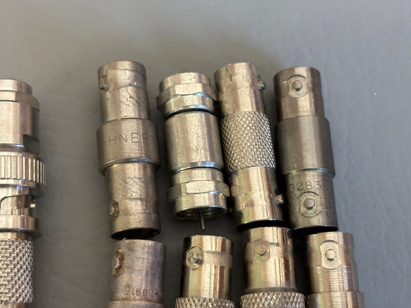 9- Pomona, Gilbert, Pasternack PE9084 BNC Adaptors Etc.