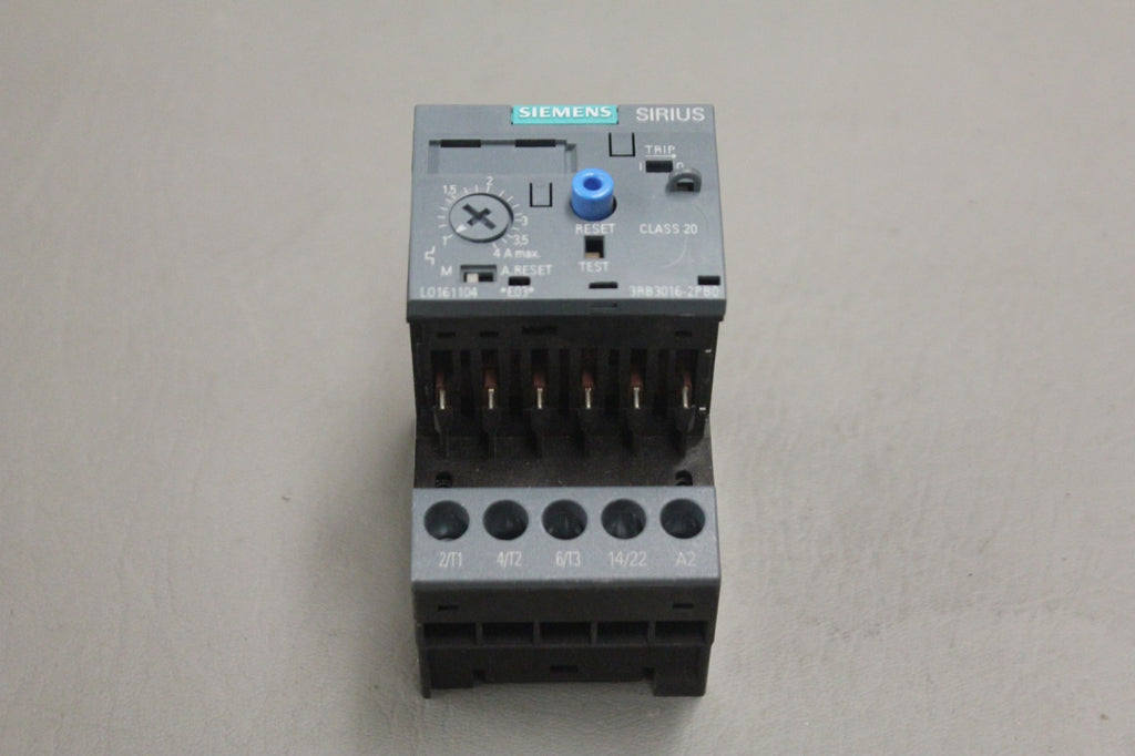 SIEMENS 3RB3016-2PB0 OVERLOAD RELAY