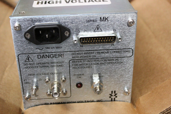 NEW GLASSMAN HIGH VOLTAGE POWER SUPPLY PS/MK20N37.5L22 2KV 37.5MA MK SERIES