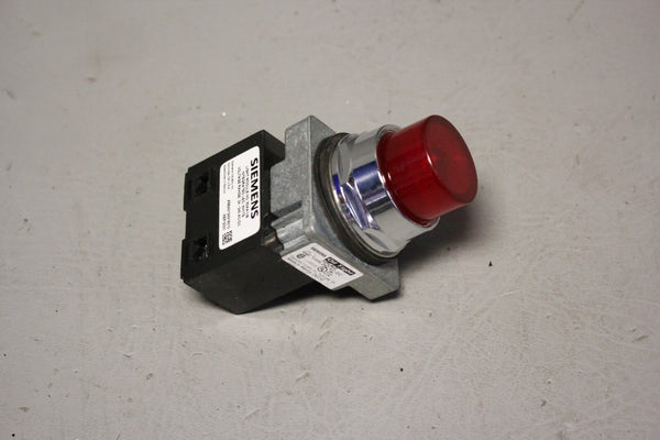 UNUSED SIEMENS RED PILOT LIGHT  52AAIUB