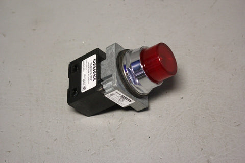 UNUSED SIEMENS RED PILOT LIGHT  52AAIUB