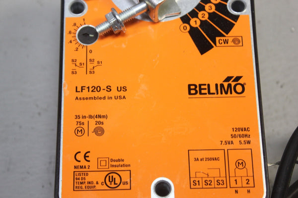 UNUSED BELIMO LFS20 US SPRING RETURN ACTUATOR