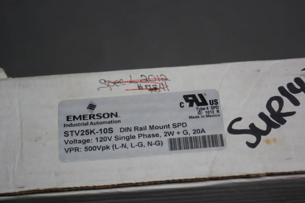 NEW EMERSON/SOLA SURGE PROTECTION/SUPRESSOR DEVICE STV25K-10S