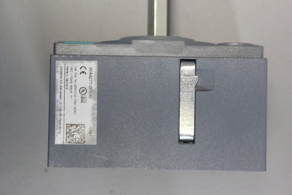 SIEMENS EMERGENCY OFF SWITCH 3VA9277-0FK45
