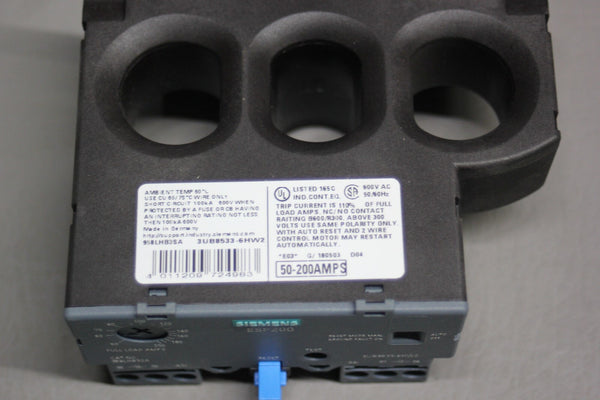 NEW SIEMENS SOLID STATE OVERLOAD RELAY 3UB8533-6HW2958LHB3SA