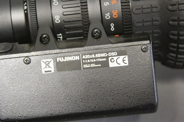 PANASONIC 3 CCD CONVERTIBLE CAMERA W/ FUJINON TV LENS AW-E860 (AW-E860NY01) W/PS