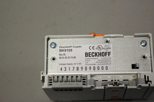 BECKHOFF ETHERNET/IP COUPLER BK9105