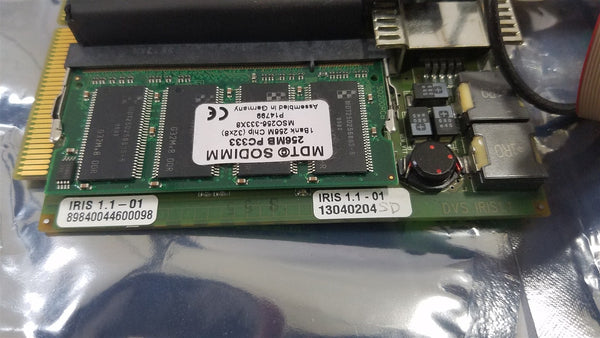 Dvs Iris 1.1-01 Video Capture Frame Grabber Editing Board  +bobif1.0