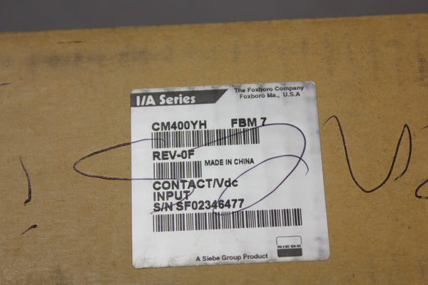 NEW FOXBORO/SIEBE CONTACT MODULE CM400YH