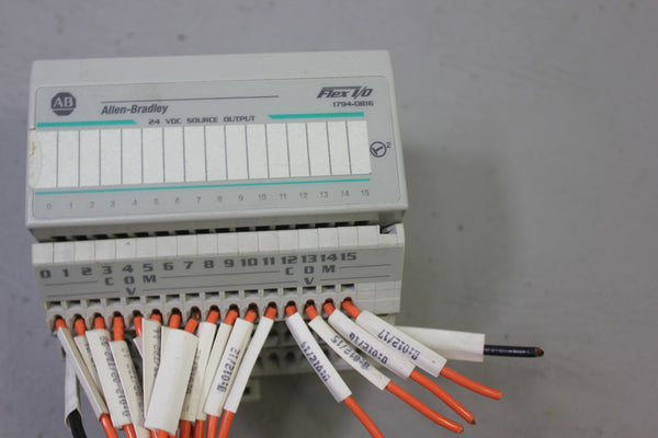LOT OF 4 ALLEN BRADLEY FLEX I/O MODULES 1794-OB16A