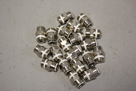 NEW LOT OF 20 1/4 STAINLESS STEEL FITTINGS