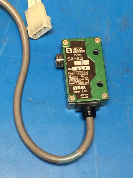 Sunx SX-23 Beam Sensor Photoelectric 