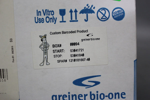 58 NEW GREINER BARCODED STERILE 1536 WELL ASSAY PLATE 789173-A EXP 2024