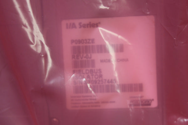 2 NEW FOXBORO/INVENSYS FIELDBUS ISOLATORS P0903ZE