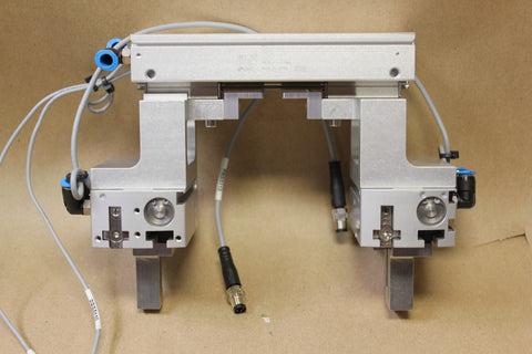 SMC/FEST PNEUMATIC GRIPPERS P/N: MHF2-16D2  & (2) HPGL-14-20-A-B